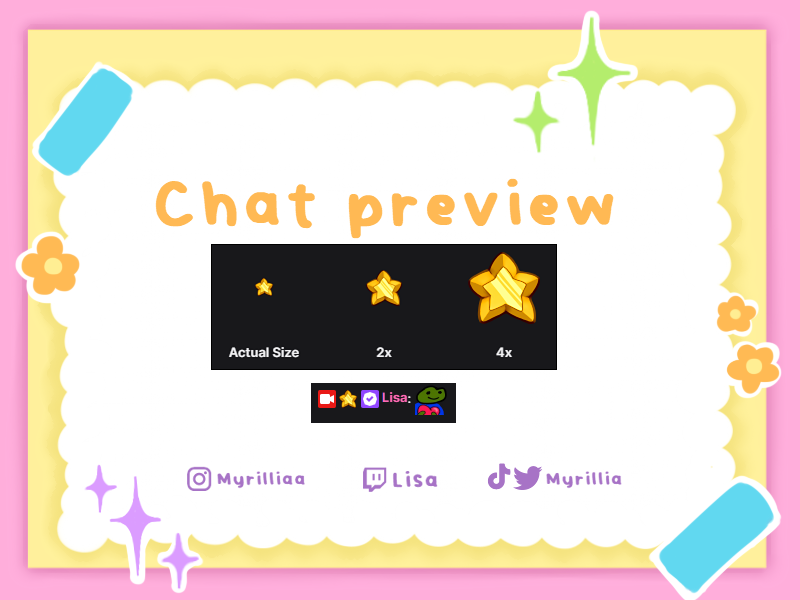 Twitch/ Discord/ YouTube Badges: Celestial Trio