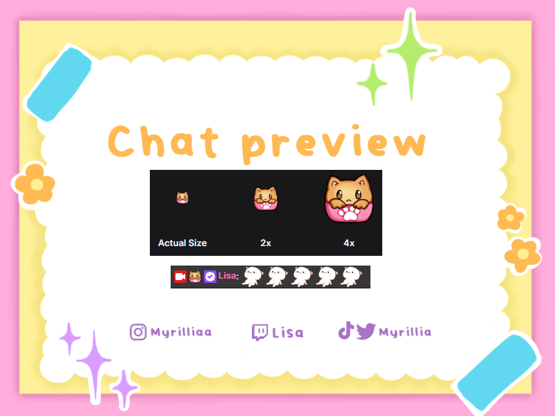 Twitch/ Discord/ YouTube Badges: Kitty Cup