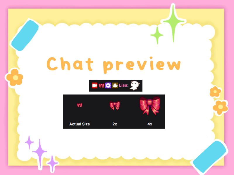 Twitch/ Discord/ YouTube Badges: Bows